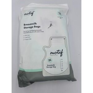 Motif Medical Breastmilk Storage Bags 100 Count 8oz BPA-Free Leak-Proof AAC0008